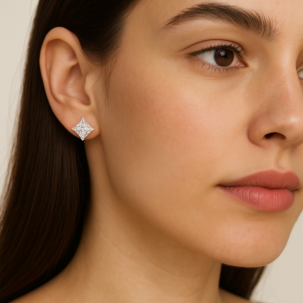 Solitaire Earrings