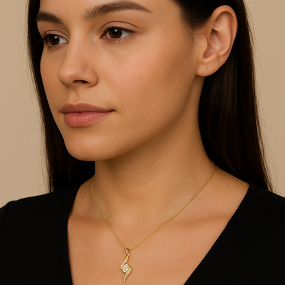 Senorita Mariposa Diamond Pendant