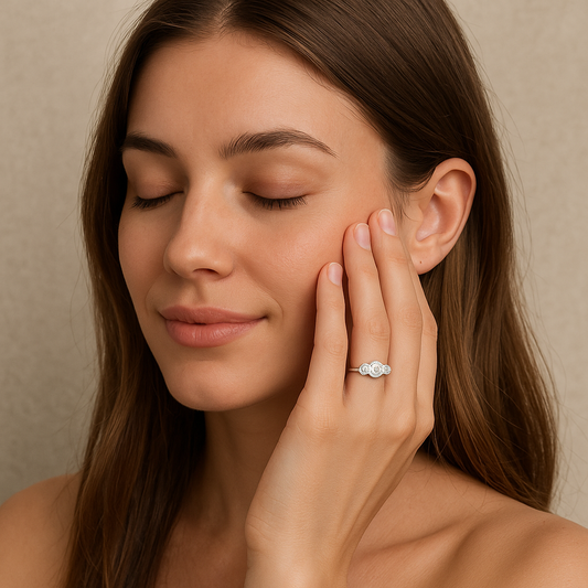 Triple Party Diamond Ring