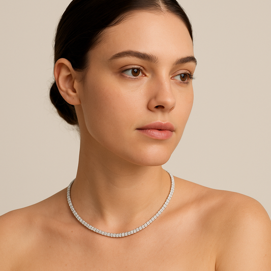 Looped Blossom Diamond Necklace