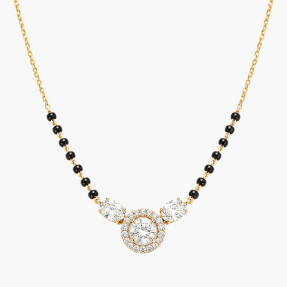 Pear Shaped Diamond Mangalsutra