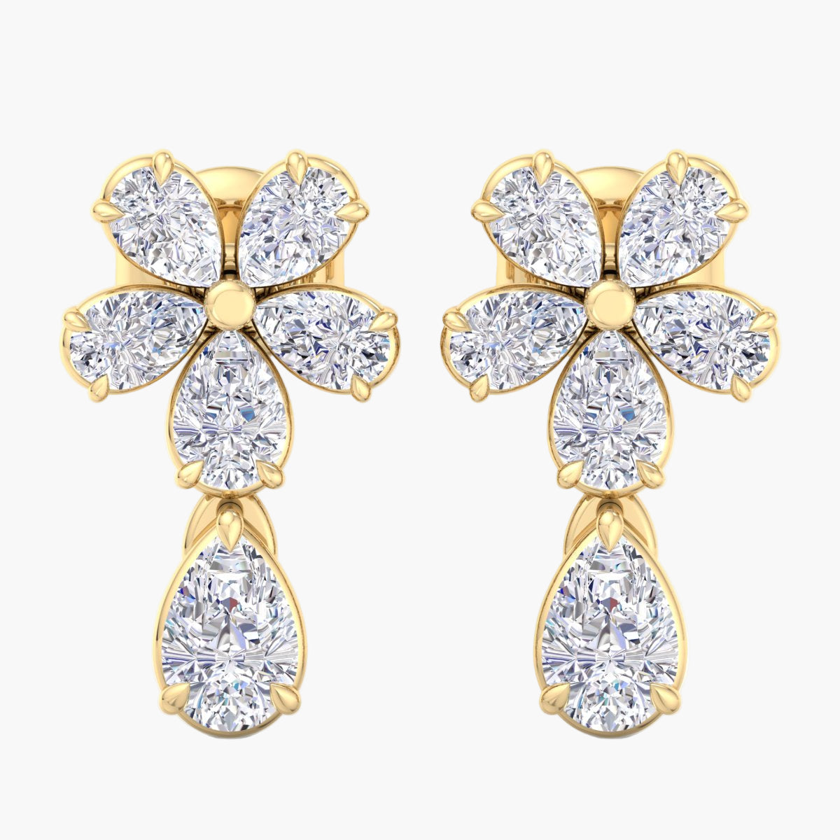 Bloomire Petala Diamond Earrings