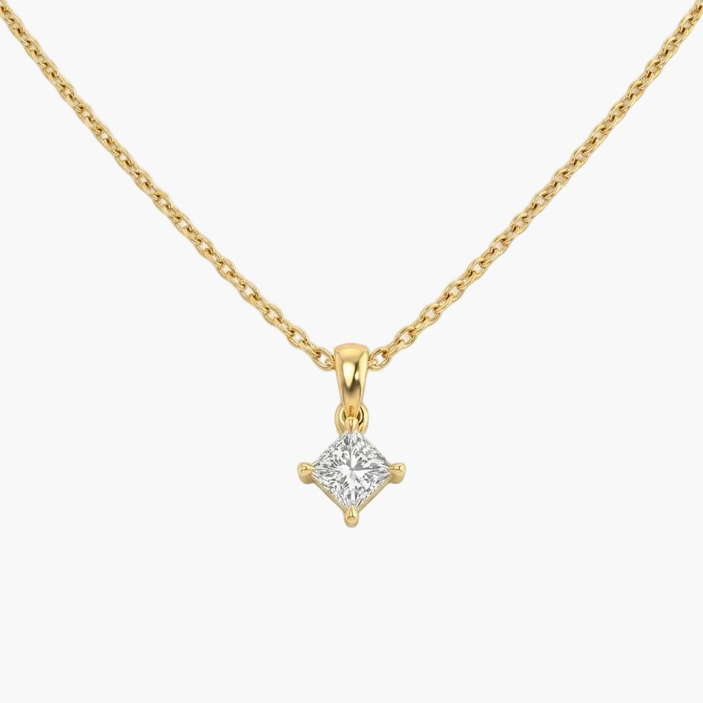 Marquise Floral Cluster Diamond Pendant
