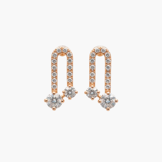 Drevia Drop Diamond Earrings