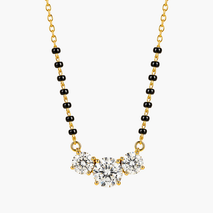 Classic Triple Diamond Mangalsutra