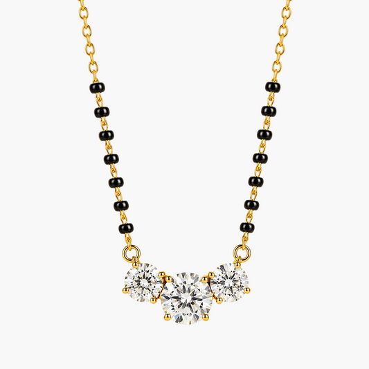Classic Triple Diamond Mangalsutra