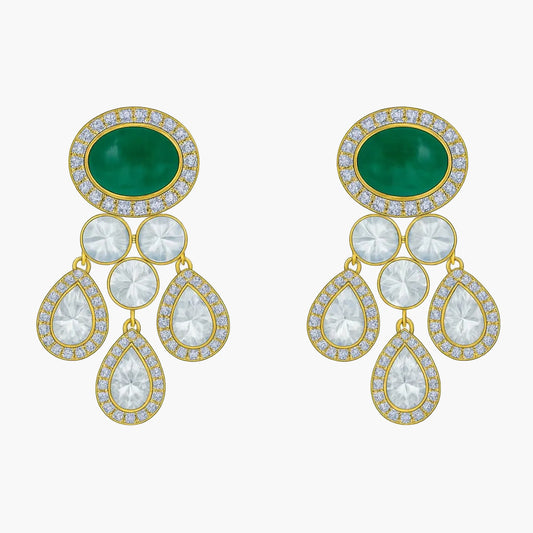 Zoya Meher Drops Diamond Earrings