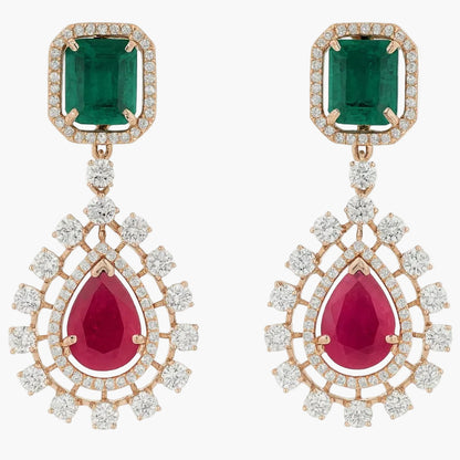 Sunburst Diamond Earrings