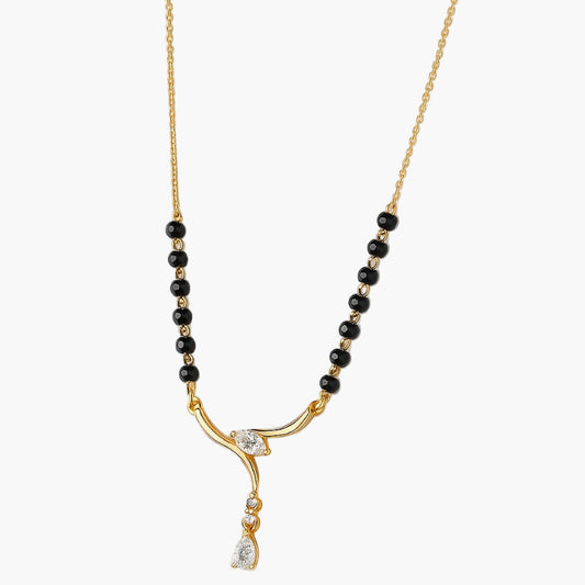 Temple Bells Diamond Mangalsutra