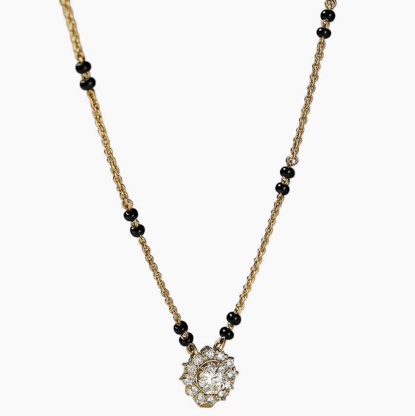 Kanchanmala Diamond Mangalsutra