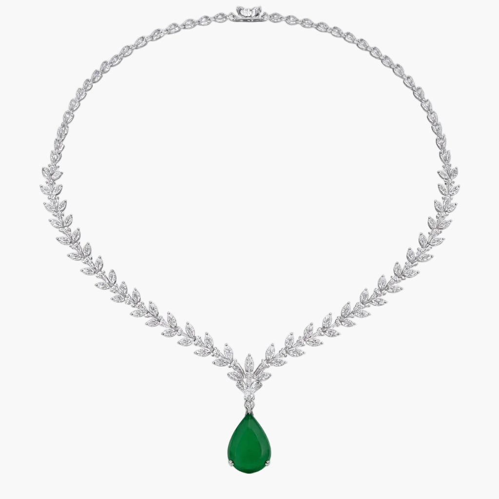Laureverde Emeralis Diamond Necklace