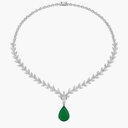 Laureverde Emeralis Diamond Necklace