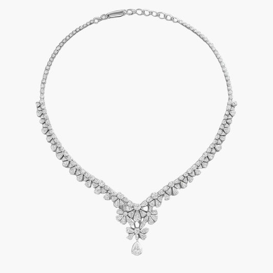 Petal Cascade Majesty Diamond Necklace