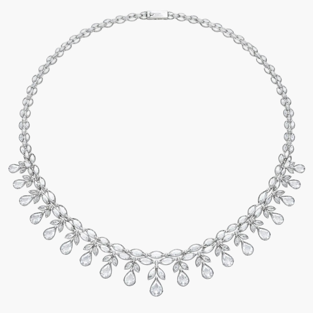 Cascading Dewdrop Diamond Necklace