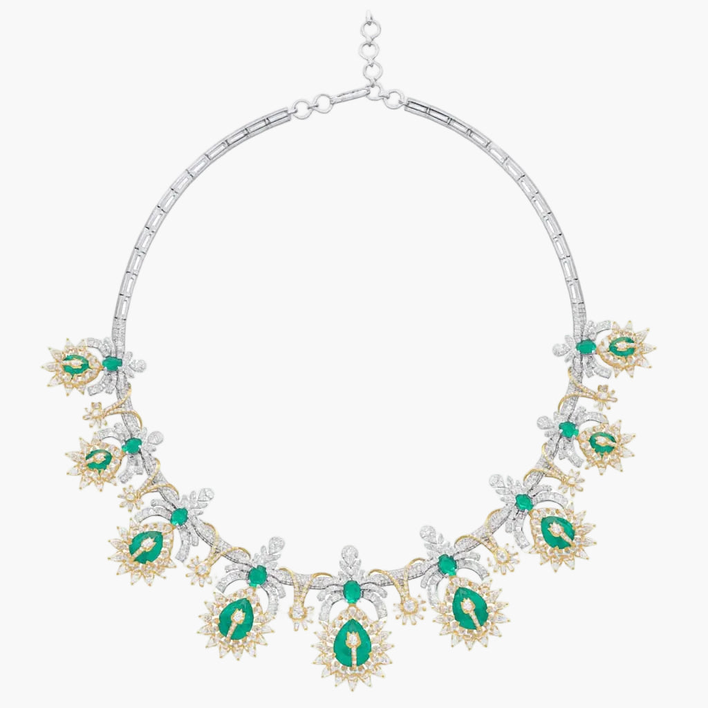 Flora of Noor Diamond Necklace