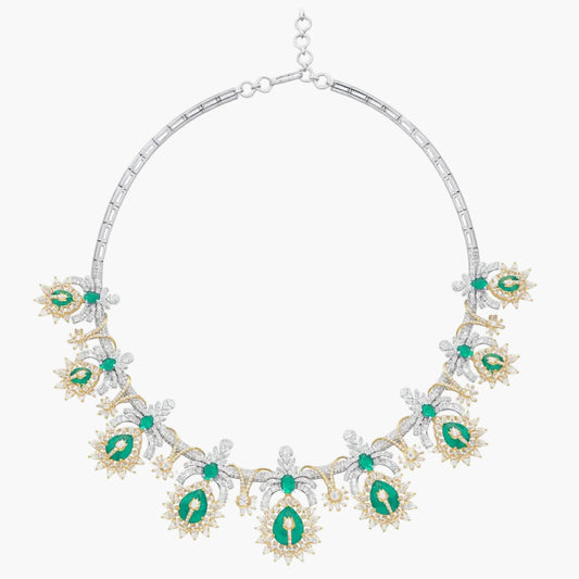 Flora of Noor Diamond Necklace