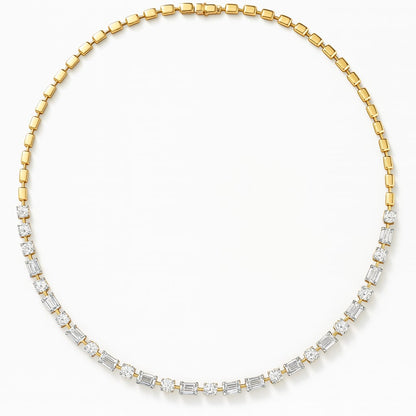 Lumière Alternance Diamond Necklace