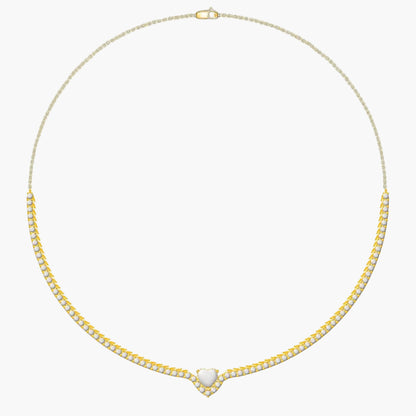 Heartfelt Diamond Necklace