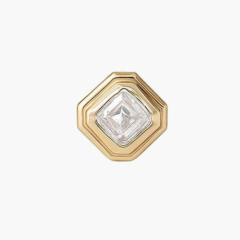 Asscher Men Diamond Studs