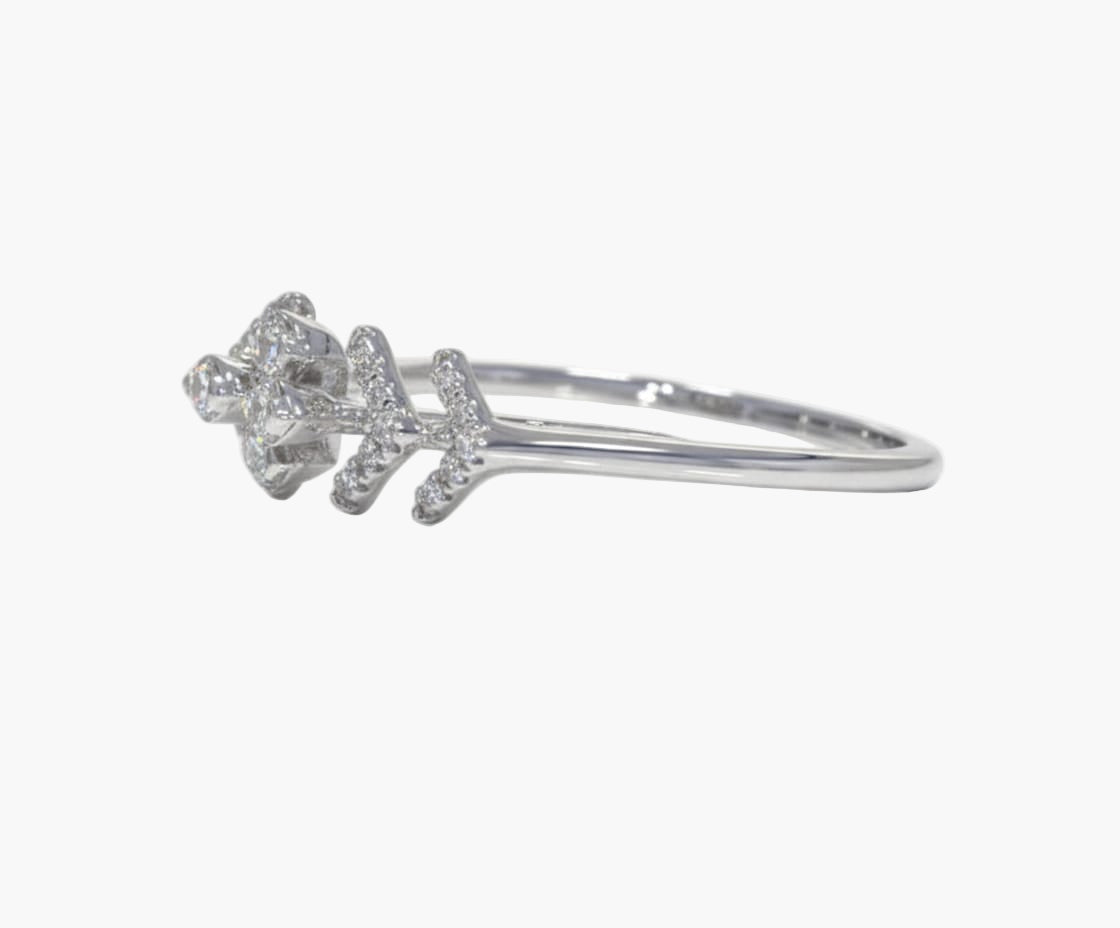 Imperial Spade Diamond Ring