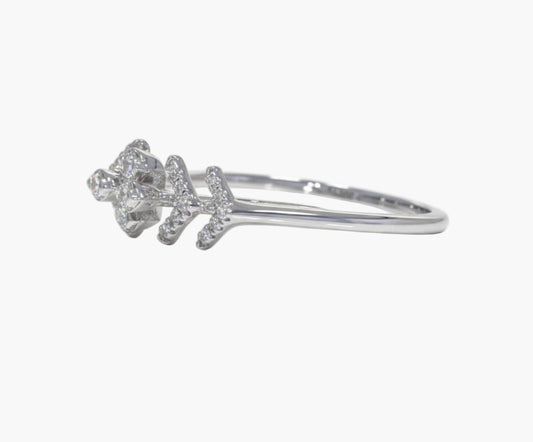 Imperial Spade Diamond Ring