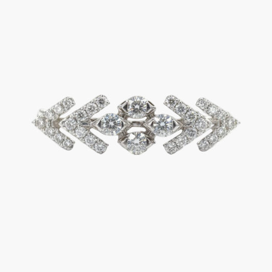 Imperial Spade Diamond Ring