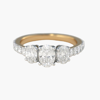 Triple True Diamond Ring