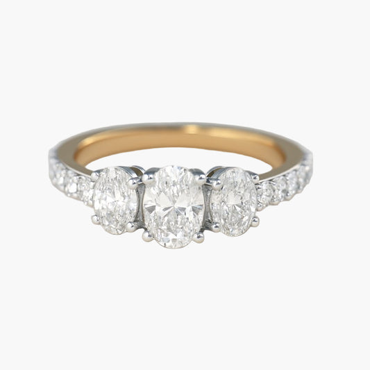 Triple True Diamond Ring