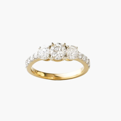 Triple True Diamond Ring