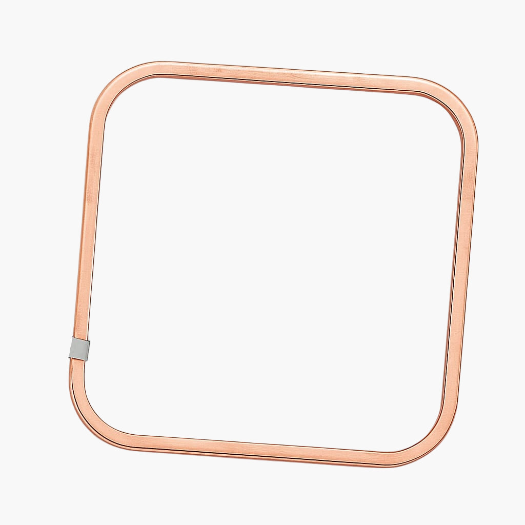 Rose Gold Quadre Single Bangle