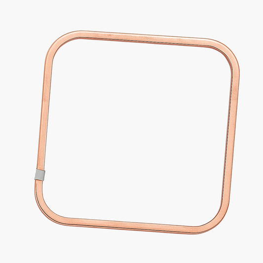 Rose Gold Quadre Single Bangle