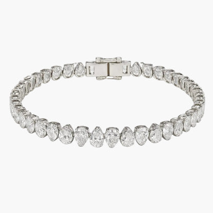 Lustre Azure Tennis Diamond Bracelet