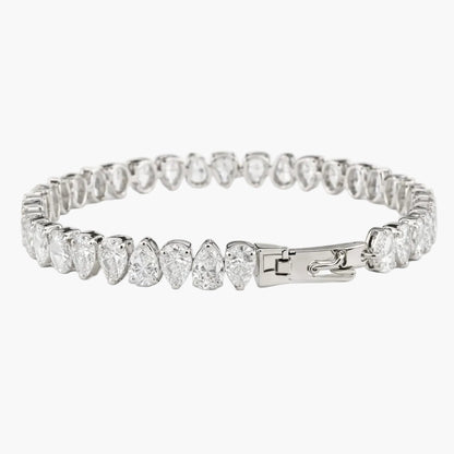 Lustre Azure Tennis Diamond Bracelet