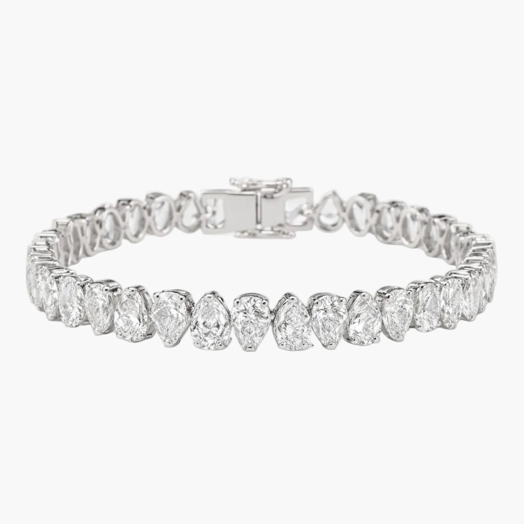 Lustre Azure Tennis Diamond Bracelet