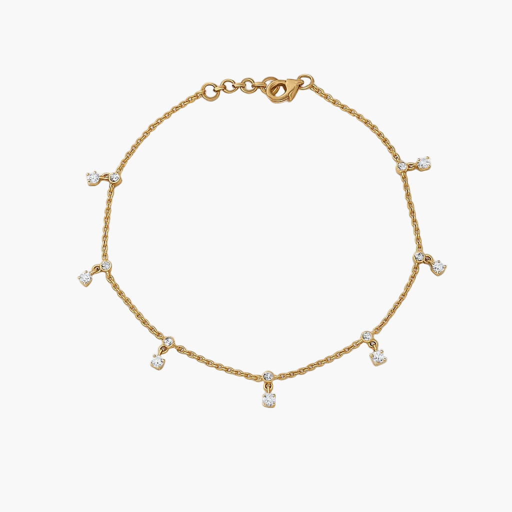 Charms Shaped Diamond Bracelet