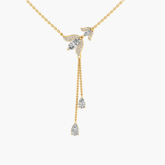 Lotus Orbelle Brilliance Diamond Necklace