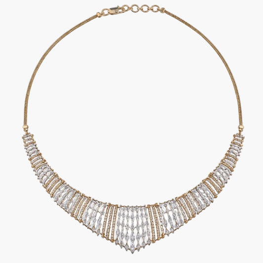 Marquise Fan Bib Diamond Necklace
