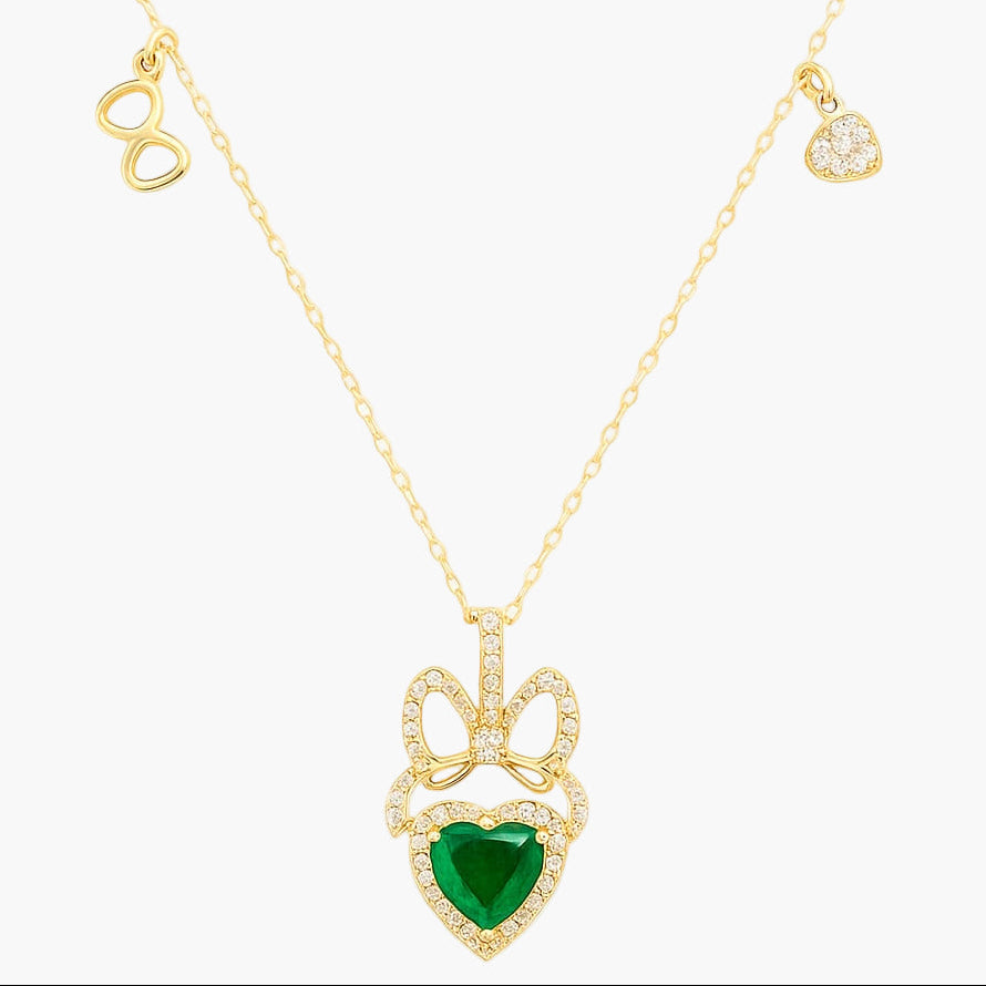 Emeribow Heartiest Diamond Necklace
