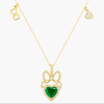 Emeribow Heartiest Diamond Necklace