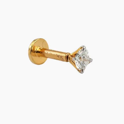 Classic Round Shaped Diamond Nosepin