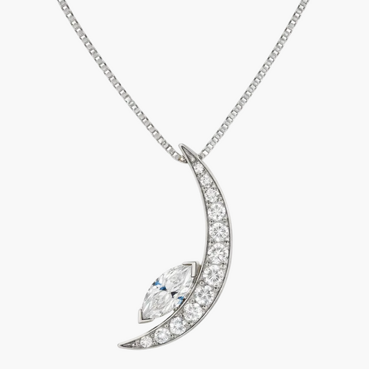 Arclight Artistry Diamond Pendant With Chain