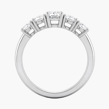 Diamond ring with a white background
