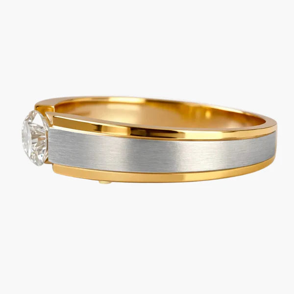Tension Set Diamond Mens Ring