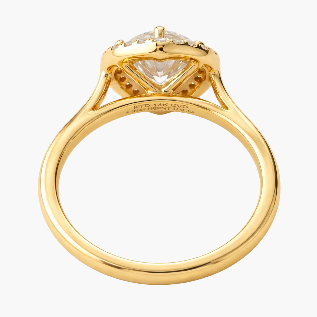 Heart Diamond Engagement Ring