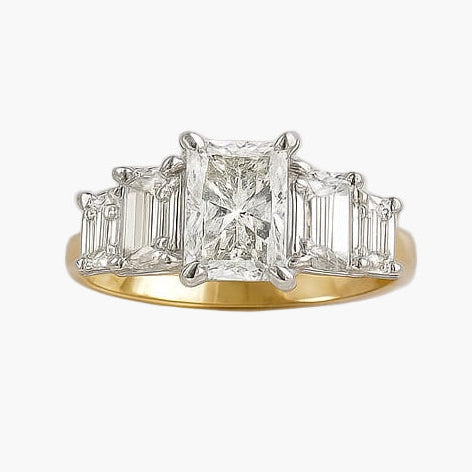 Sovereign Emerald Diamond Ring