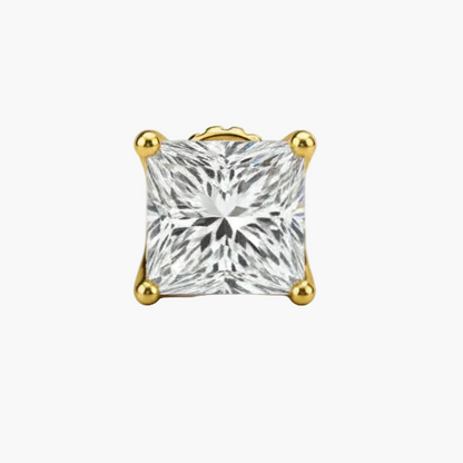 0.2 Carat Classic Square Diamond Men Studs
