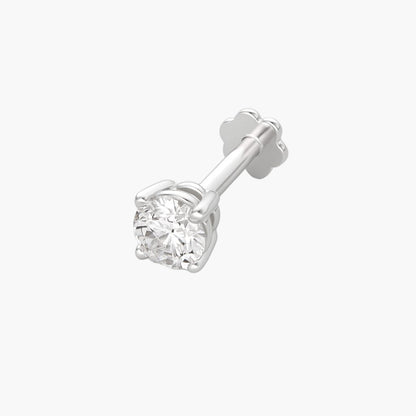Round Diamond Men Studs