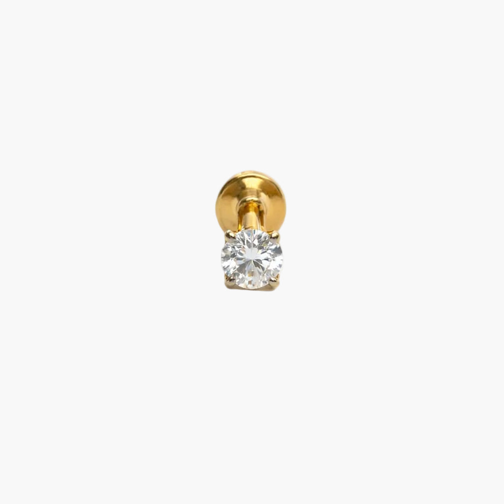 Classic Gold Diamond Nosepin