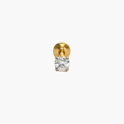 Classic Round Shaped Diamond Nosepin
