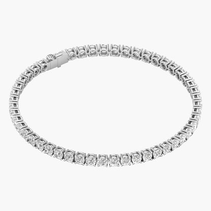 Classic Round Diamond Tennis Bracelet